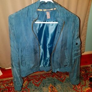 Sweaty Betty Blue Bomber Jacket